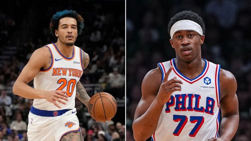 Tempers Flare At Knicks vs. 76ers Game As Jeremy Sochan Triggers VJ Edgecombe With Trash Talk