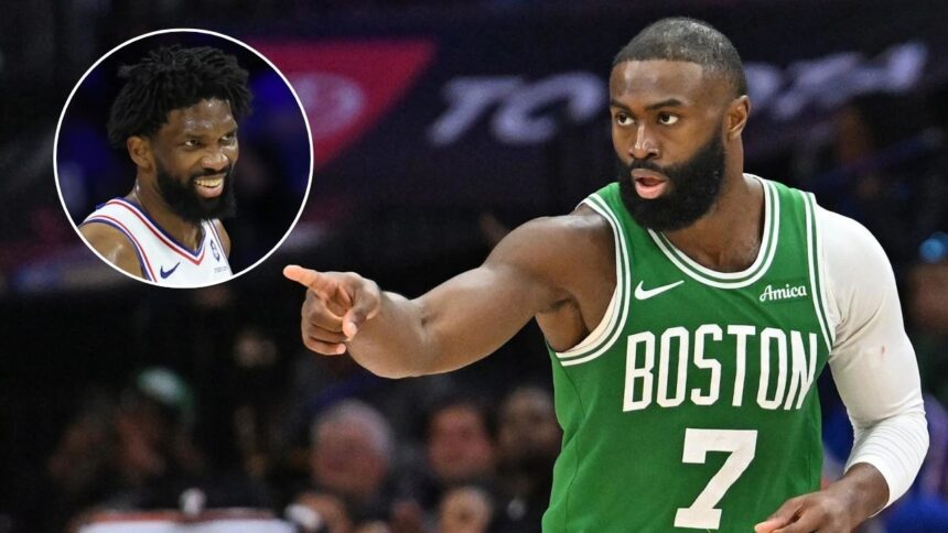 Jaylen Brown Slams Joel Embiid Twice For Flopping; Calls Out Officials' Agenda Against The Celtics Star
