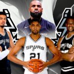 LeBron James is in awe of the Spurs' luck with drafting generational big men. Mandatory Credit: Fadeaway World