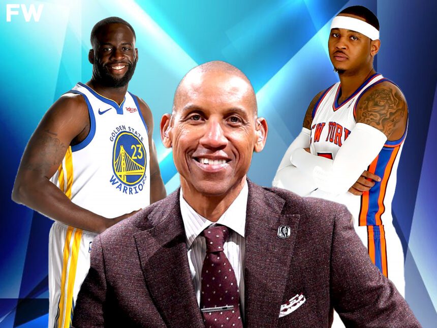 Reggie Miller chooses between having Draymond Green and Carmelo Anthony's careers. Mandatory Credit: Fadeaway World