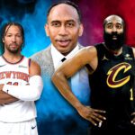 Stephen A. Smith reacts to Jalen Brunson dominating againt James Harden in Game 1 of the ECF. Mandatory Credit: Fadeaway World