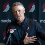 n a wide-ranging podcast interview, Portland Trail Blazers owner Tom Dundon delved into a range of topics with hosts Max Kellerman and Rich Paul, whose agency represents three Blazers players. Mandatory Credit: Sean Meagher - The Oregonian