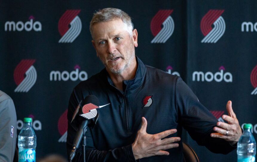 n a wide-ranging podcast interview, Portland Trail Blazers owner Tom Dundon delved into a range of topics with hosts Max Kellerman and Rich Paul, whose agency represents three Blazers players. Mandatory Credit: Sean Meagher - The Oregonian
