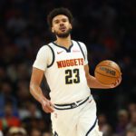Denver Nuggets forward Cameron Johnson (23) against the Phoenix Suns at Mortgage Matchup Center.