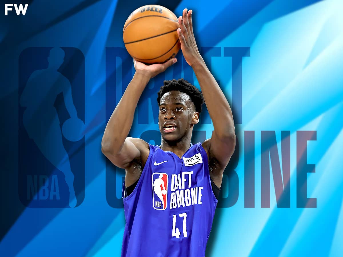 AJ Dybantsa Knocks Down 3-Pointers During The Hardest Shooting Drill At NBA Draft Combine