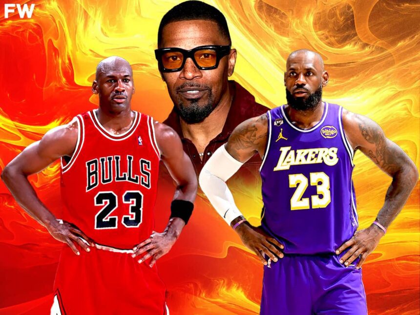 Jamie Foxx Says Michael Jordan Is The GOAT, But LeBron James Is The Best Basketball Player Ever