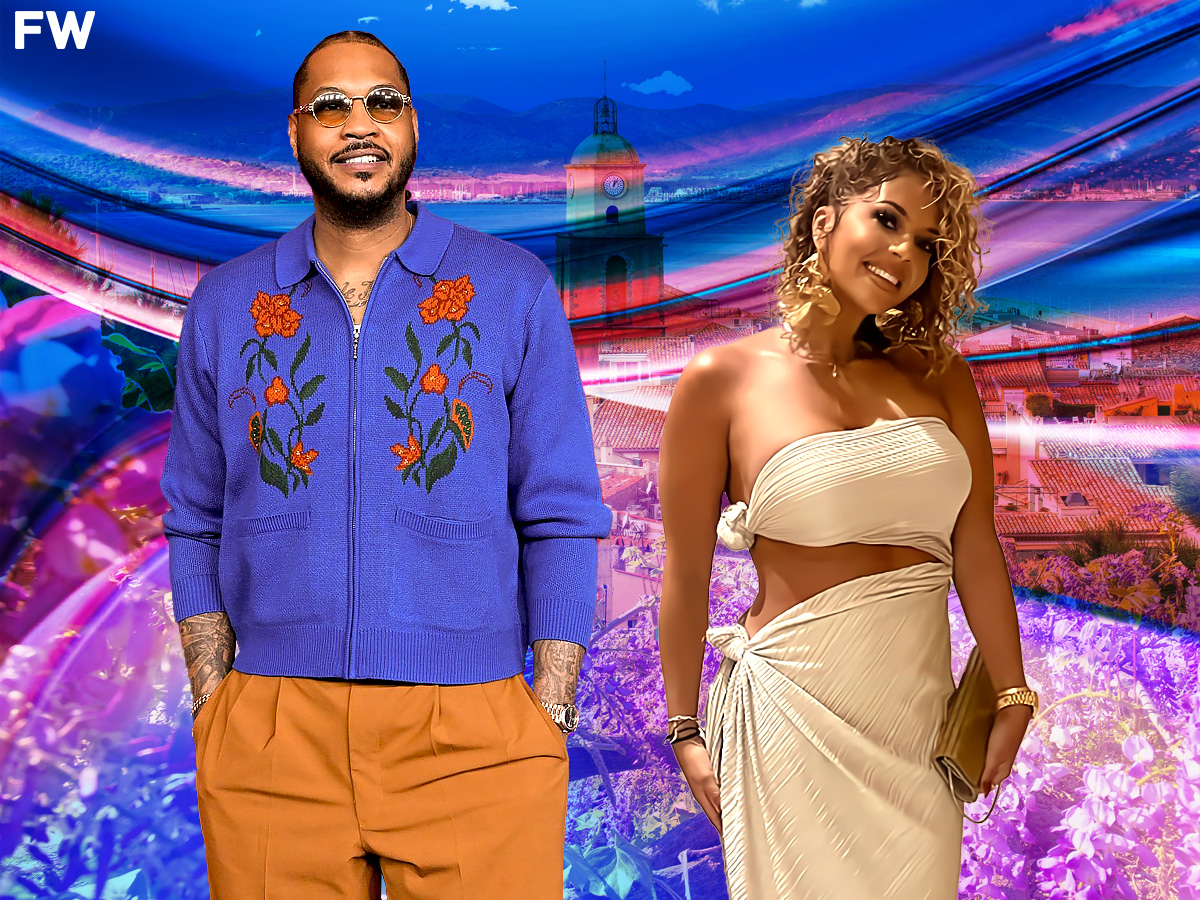 Carmelo Anthony Appears To Confirm Romance With Racquel Smith In Saint-Tropez