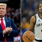 De'Aaron Fox Addresses How Donald Trump's Visit To The NBA Finals Made It Inconvenient For Others