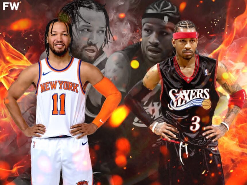 Jalen Brunson and Allen Iverson