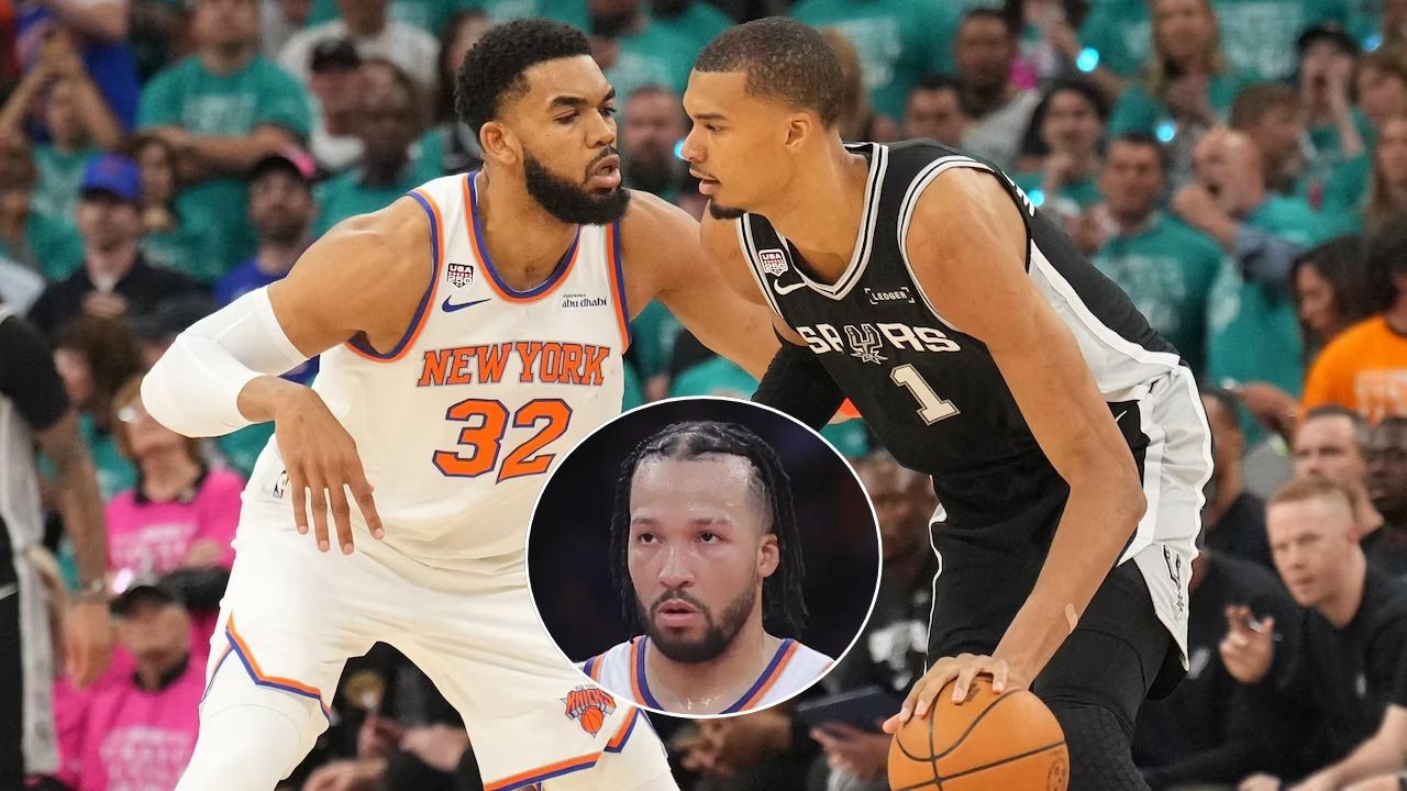 Jalen Brunson Explains How Karl-Anthony Towns Stopped Victor Wembanyama In Game 1