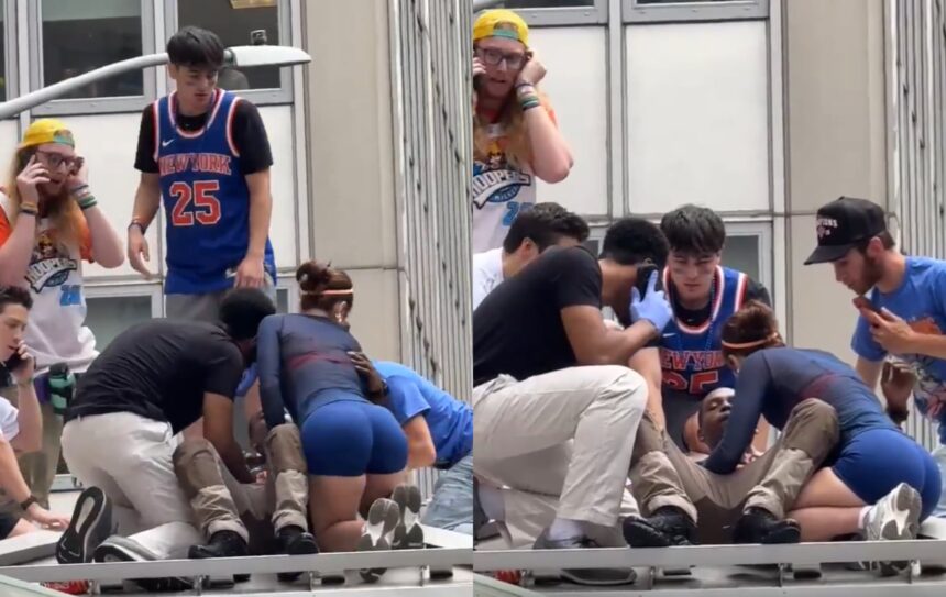 Knicks Fan Reportedly Overdoses During Parade Chaos; Bystanders Use Narcan To Save His Life