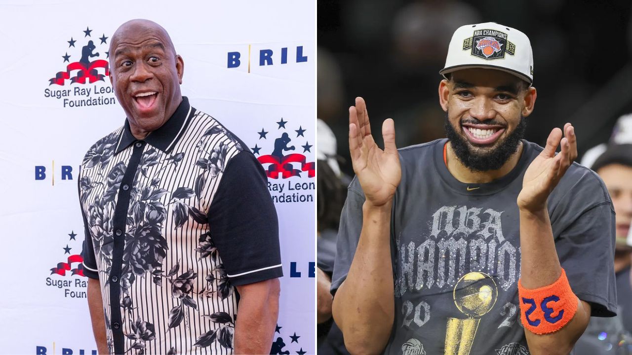Karl-Anthony Towns Responds To Magic Johnson's Overwhelming Message Amid Knicks Celebrations
