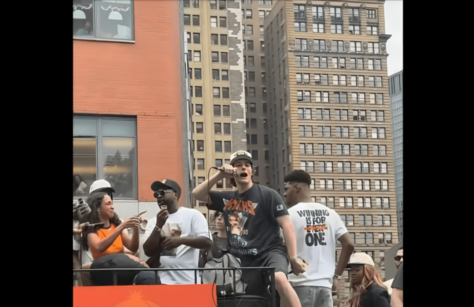 NYPD Mistakes Tyler Kolek For Fan During Knicks Parade