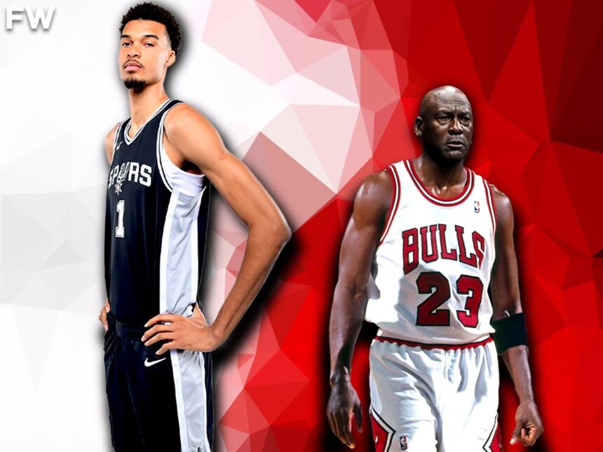 Victor Wembanyama claimed he could beat 60-year-old Michael Jordan on draft night. Mandatory Credit: Fadeaway World