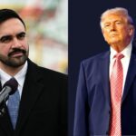 Zohran Mamdani takes a cheeky jab at Donald Trump. Mandatory Credit: Getty Images