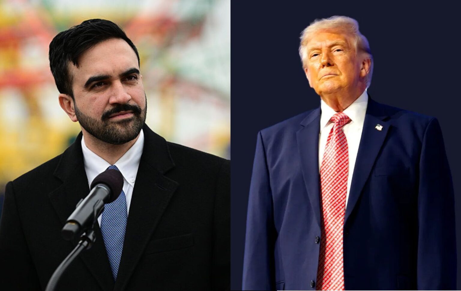 Zohran Mamdani takes a cheeky jab at Donald Trump. Mandatory Credit: Getty Images