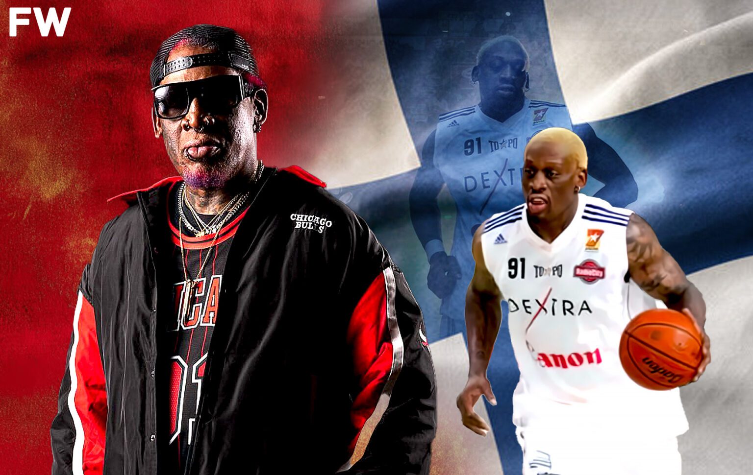 Dennis Rodman Played A Game In Finland At 44 For $100K After Randomly Meeting A GM At A Bar
