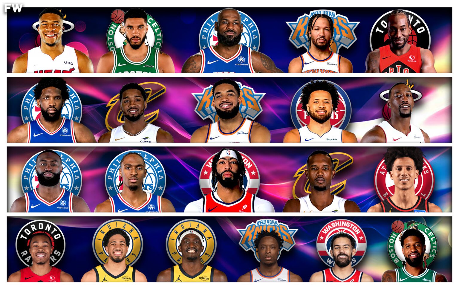 The Eastern Conference Is Stacked: 21 Stars Competing For NBA All-Star Spots
