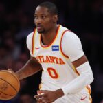 Jonathan Kuminga in action for the Atlanta Hawks. Mandatory Credit: Sarah Steir - Getty Images