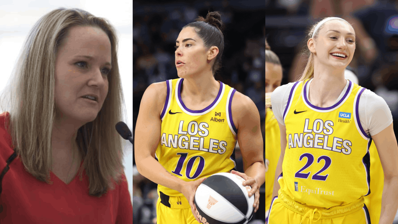 Lynne Roberts Kelsey Plum Cameron Brink