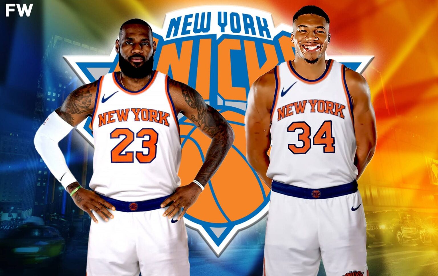 LeBron James And Giannis Antetokounmpo Wanted To Join Knicks, But Ended Up On Backup Teams After New York Won Title