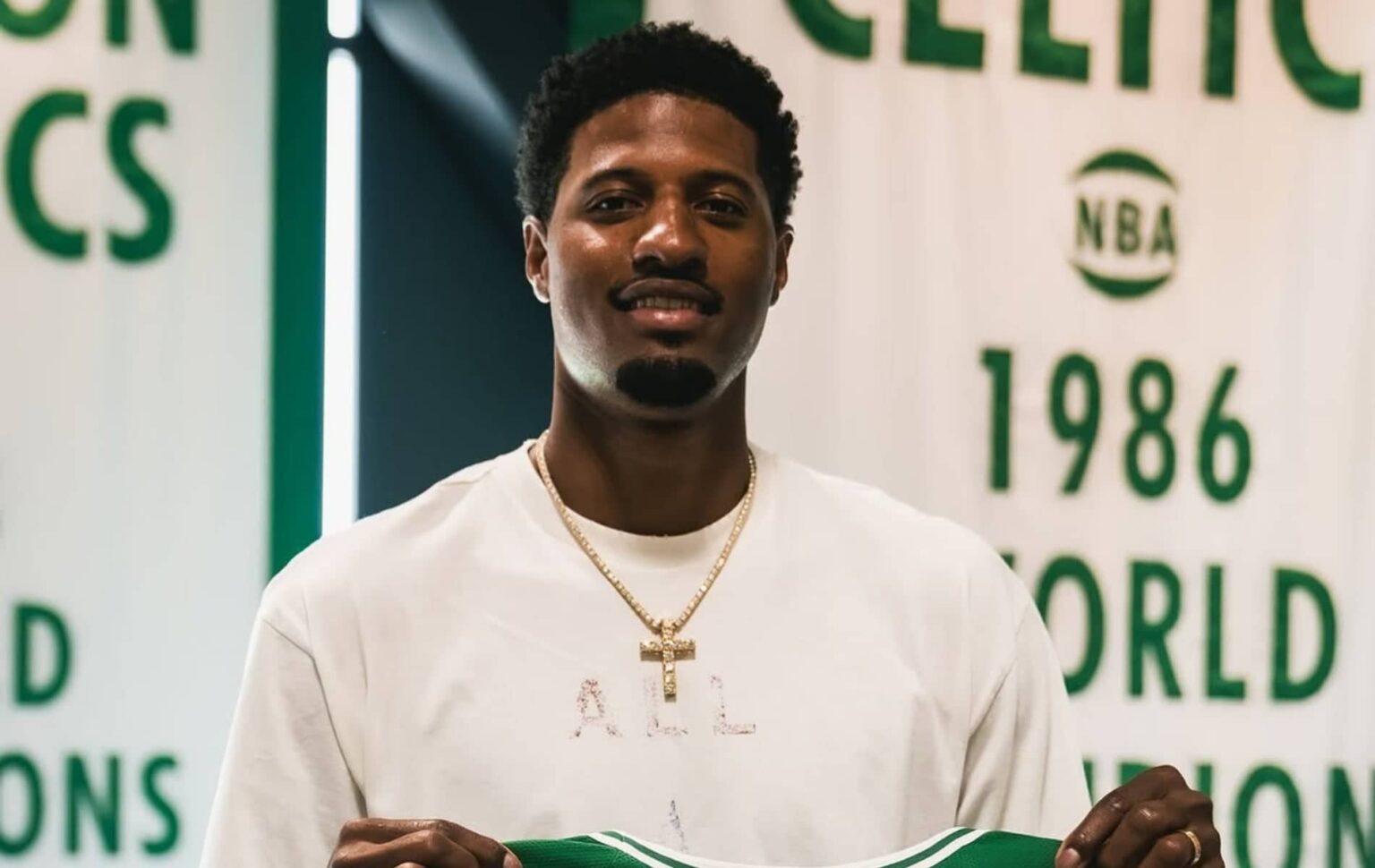 Paul George’s First Look With His Boston Celtics Jersey After Blockbuster Trade