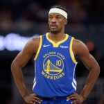Jan 7, 2026; San Francisco, California, USA; Golden State Warriors forward Jimmy Butler III (10) loos on against the Milwaukee Bucks during the third quarter at Chase Center. Mandatory Credit: Robert Edwards-Imagn Images