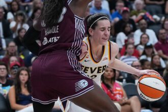 Watch: Caitlin Clark takes hard hit from Toronto as fans slam refs for taking no action