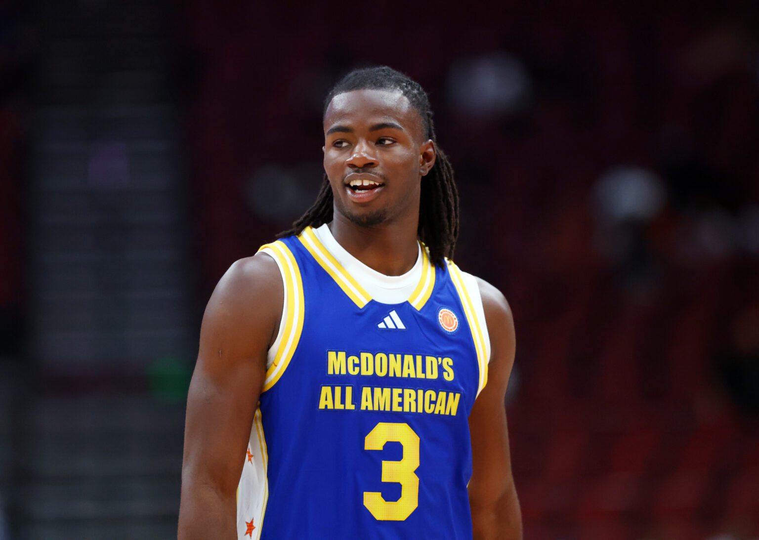 Caleb Holt (3) during the McDonalds All American Boys Game at Desert Diamond Arena.