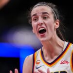 Caitlin Clark Drills 3-Pointer Over 6-Foot-11 Han Xu in Must-See Slow Motion