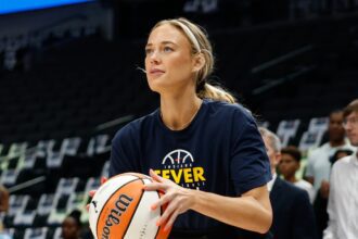 Sophie Cunningham makes a statement in ‘sporty chic’ athleisure before Fever-Dream game
