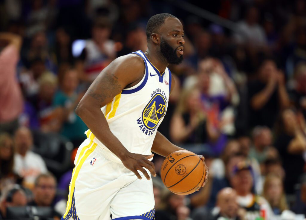 Photo: fadeawayworld.net Apr 17, 2026; Phoenix, Arizona, USA; Golden State Warriors forward Draymond Green (23) against the Phoenix Suns during the
