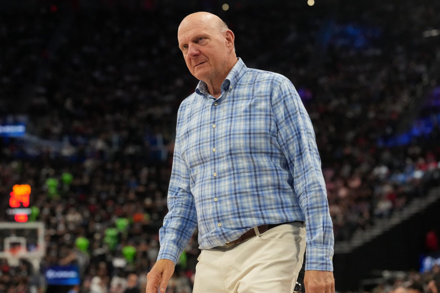 Steve Ballmer, dono do Los Angeles Clippers (Foto: Kirby Lee-Imagn Images)