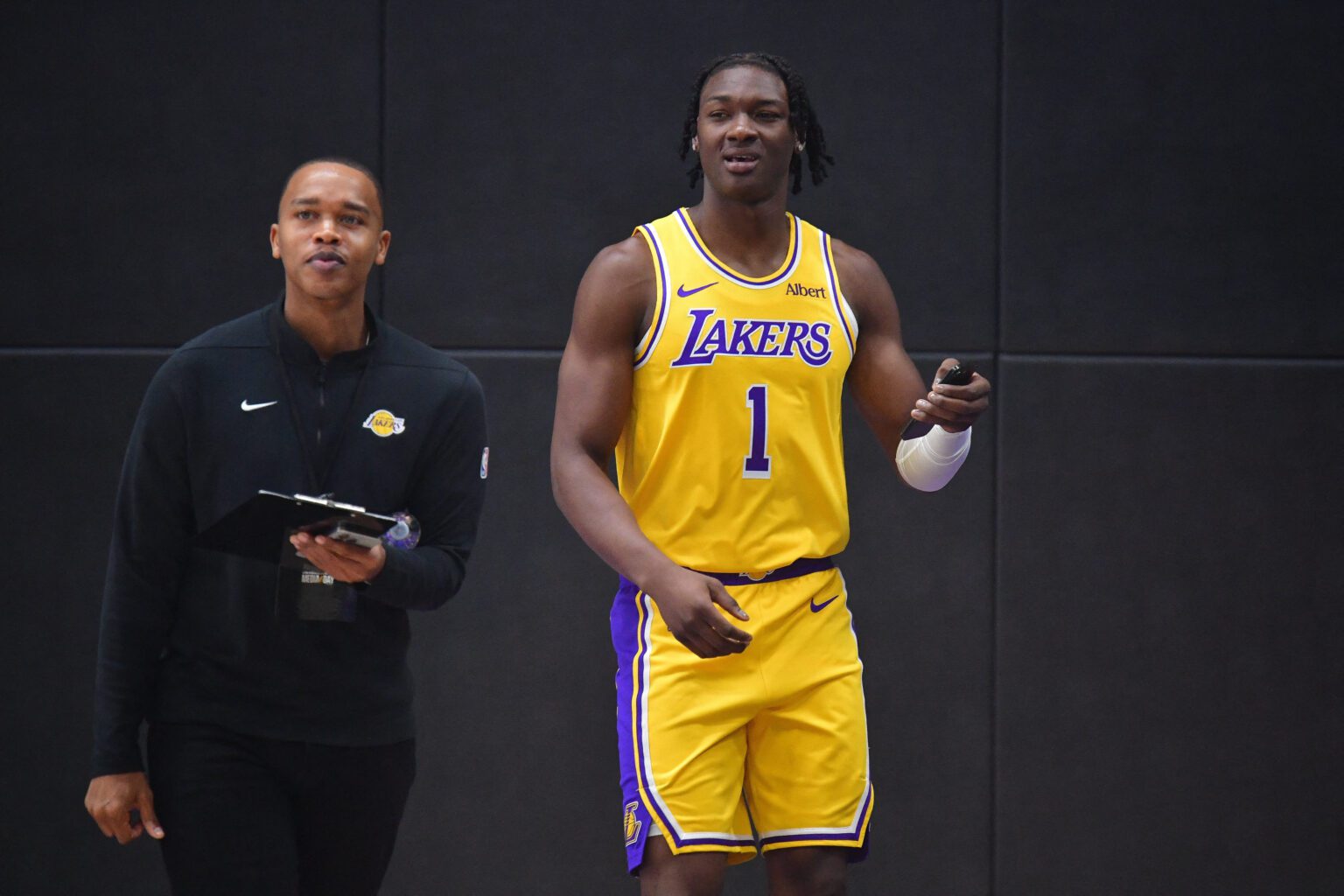 Adou Thiero credits guarding Austin Reaves for his dramatic Lakers development this summer